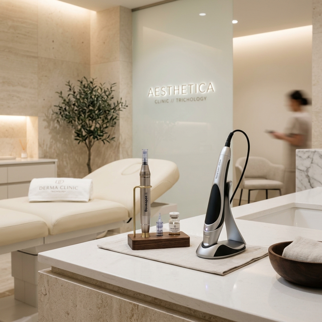 Equipamentos clínicos de tricologia — Rapha Beauty Tatuapé
